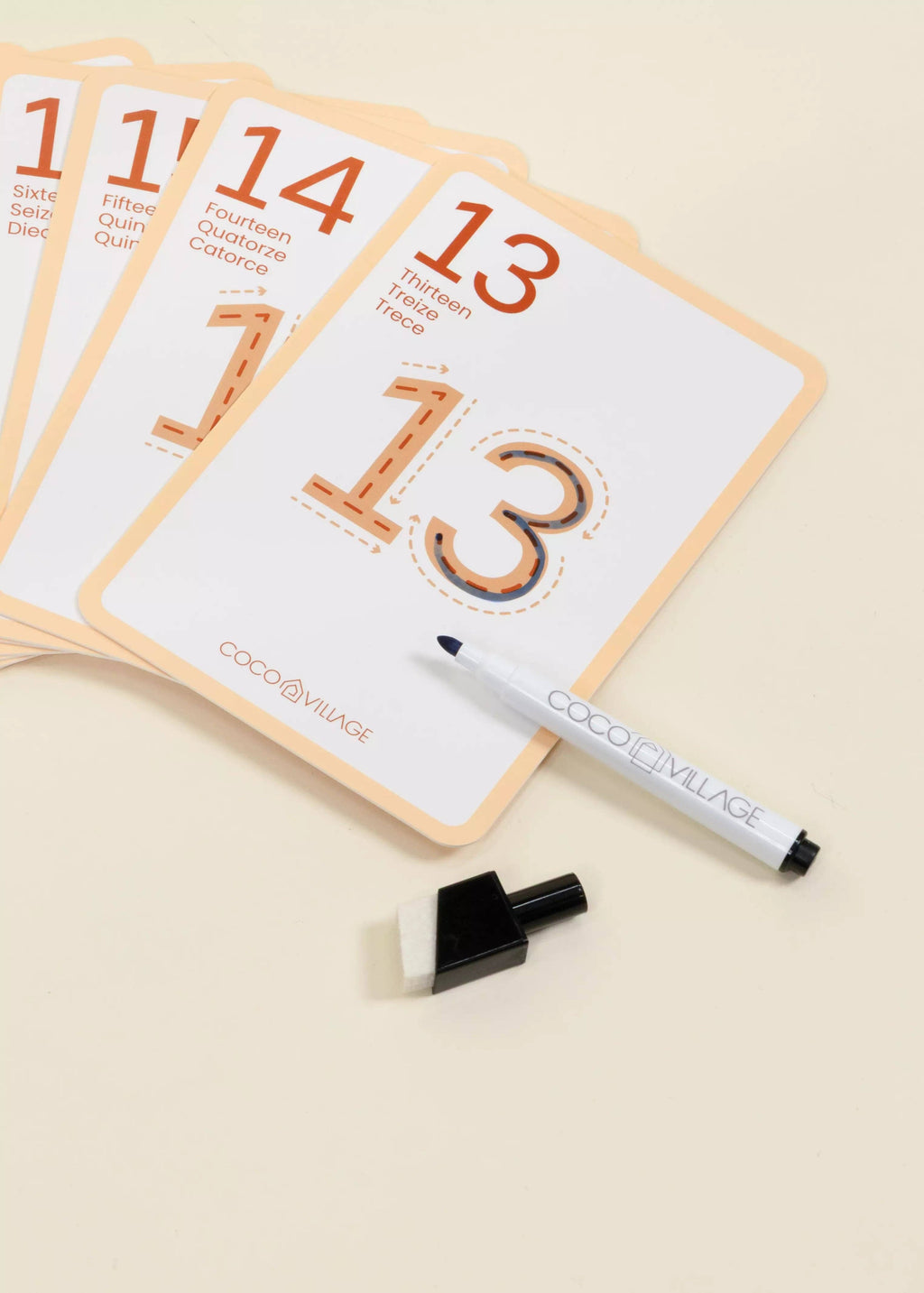 Set of 24 Learning Cards – Numbers