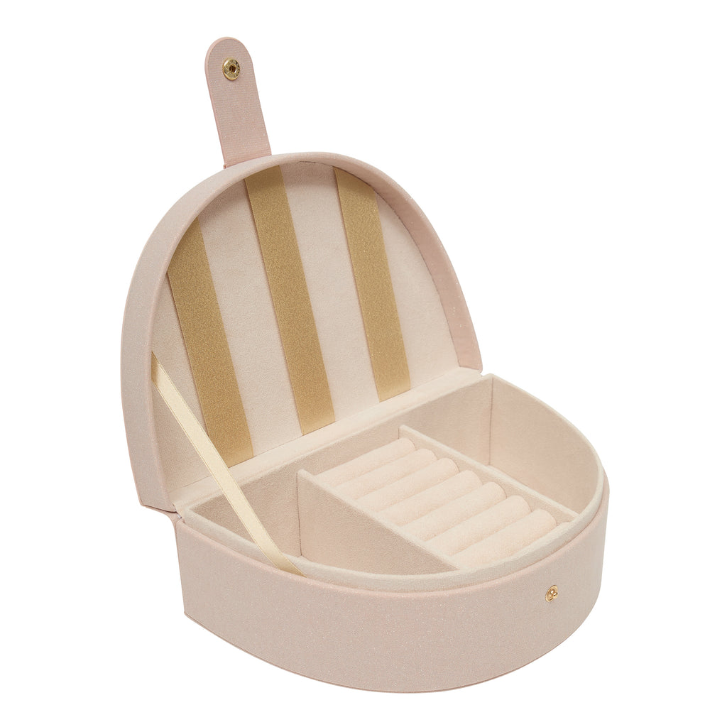 Pink rainbow jewellery box