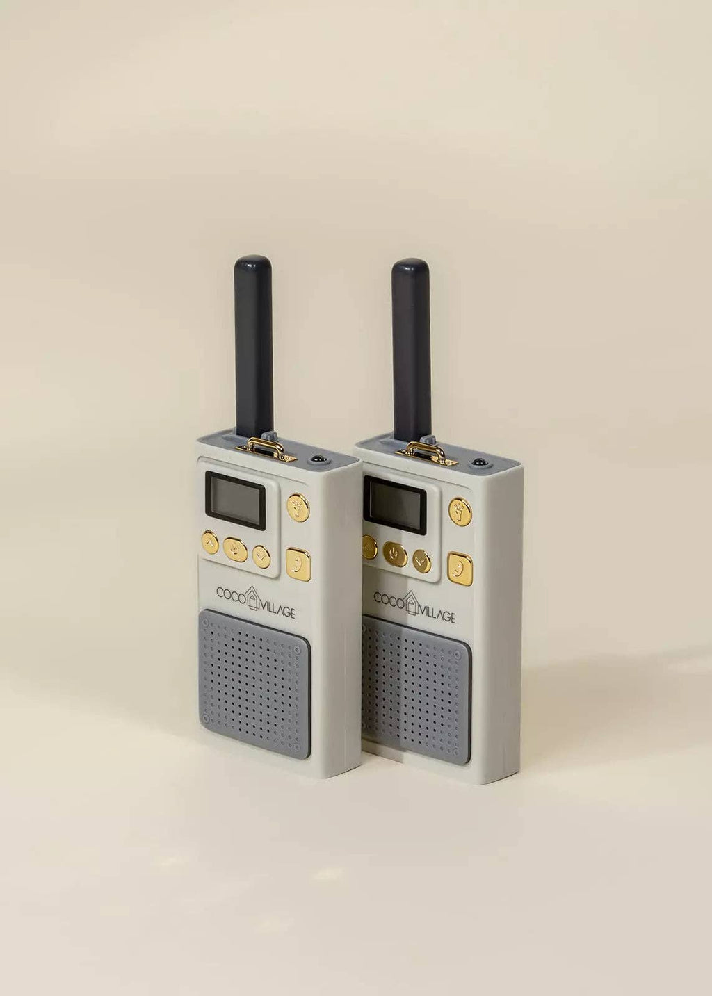Set of 2 Walkie Talkies -  Beige