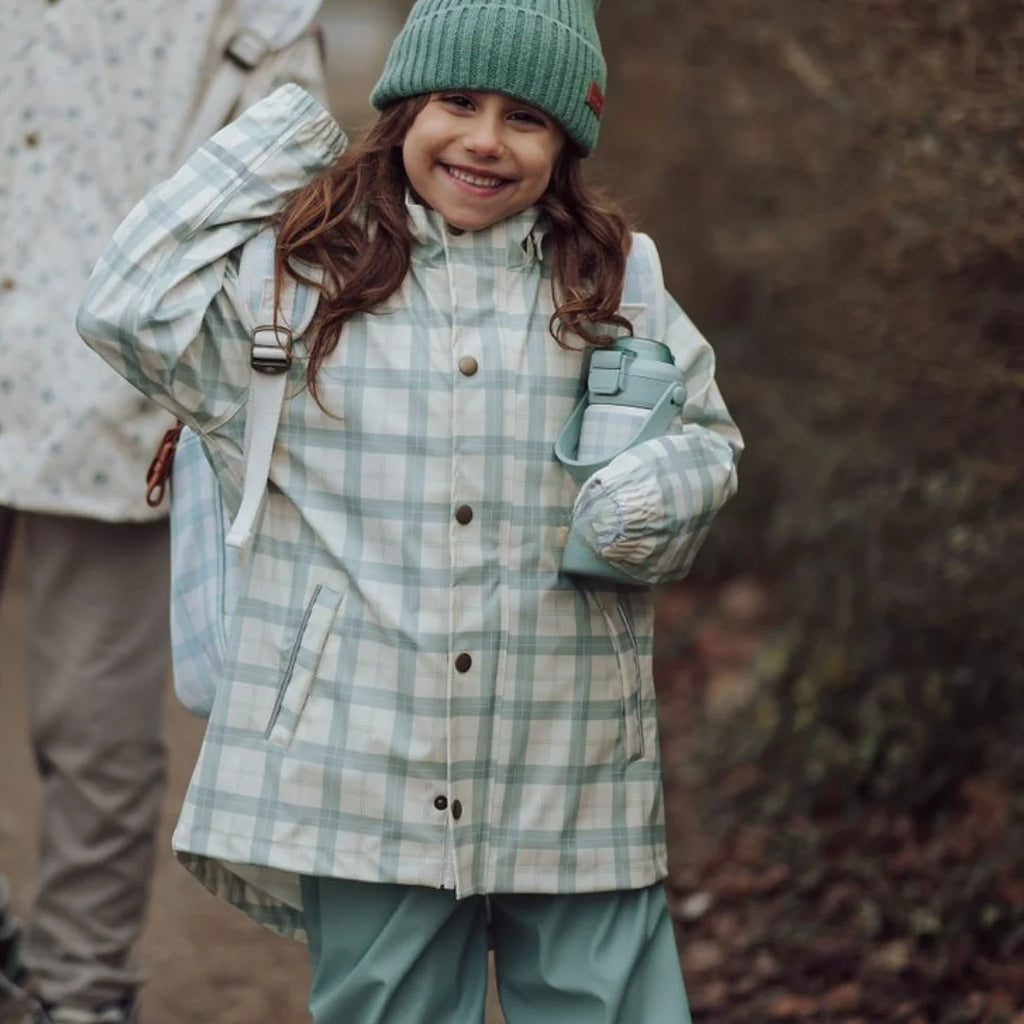 Fishtail Rain Jacket - Fern Plaid