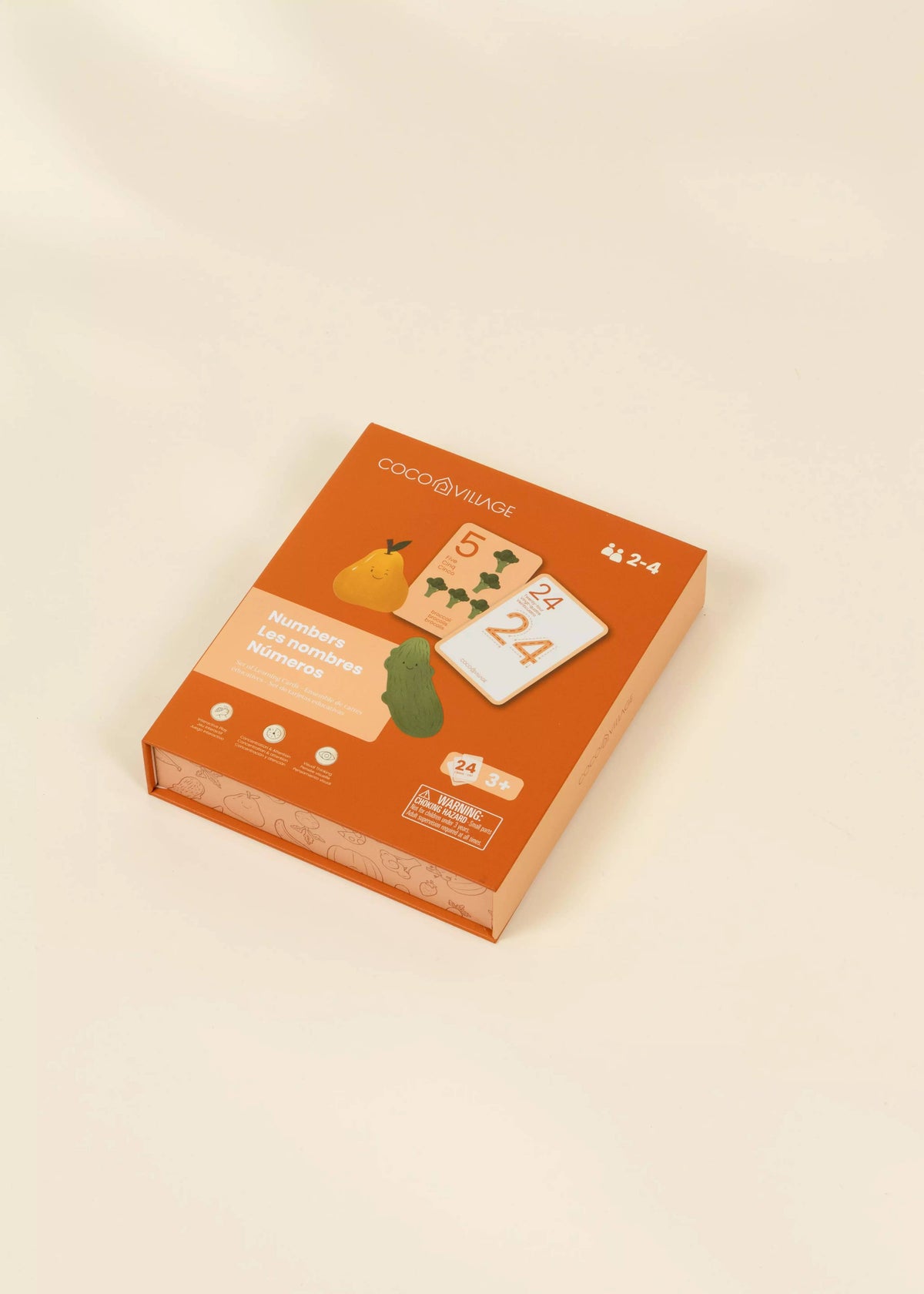 Set of 24 Learning Cards – Numbers
