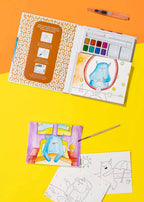 Watercolor Monster Painting Book - 30 pages