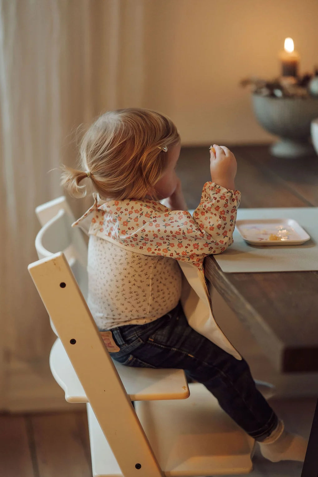 Smock Bib - Sunset Meadow