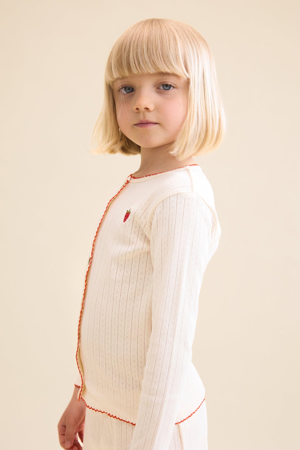 Flora Pointelle Cardigan