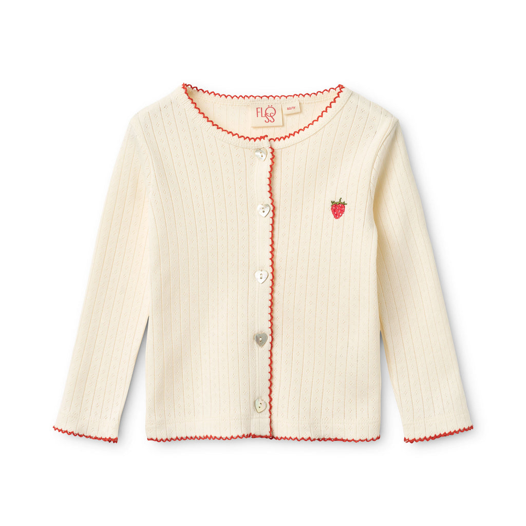 Flora Pointelle Cardigan
