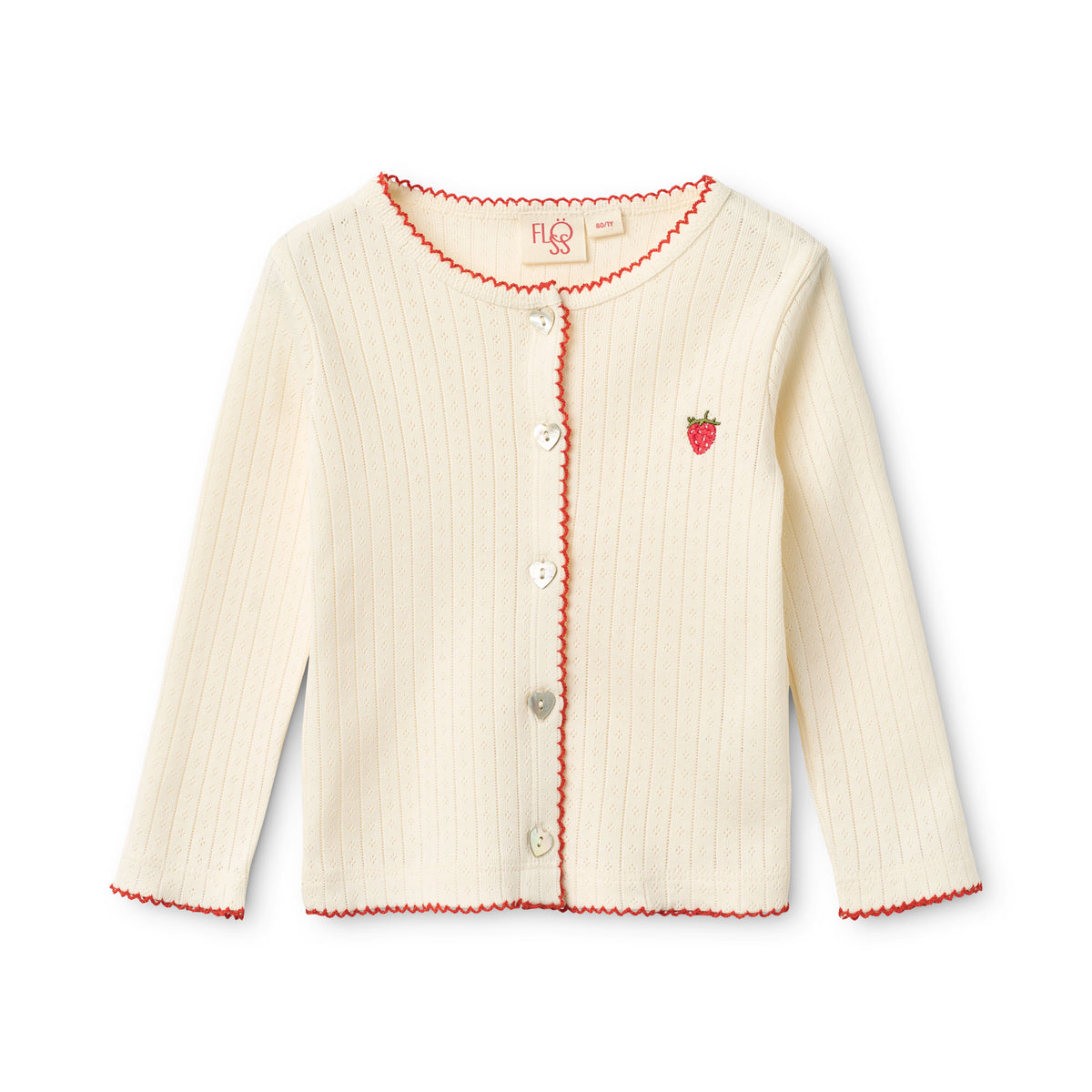Flora Pointelle Cardigan