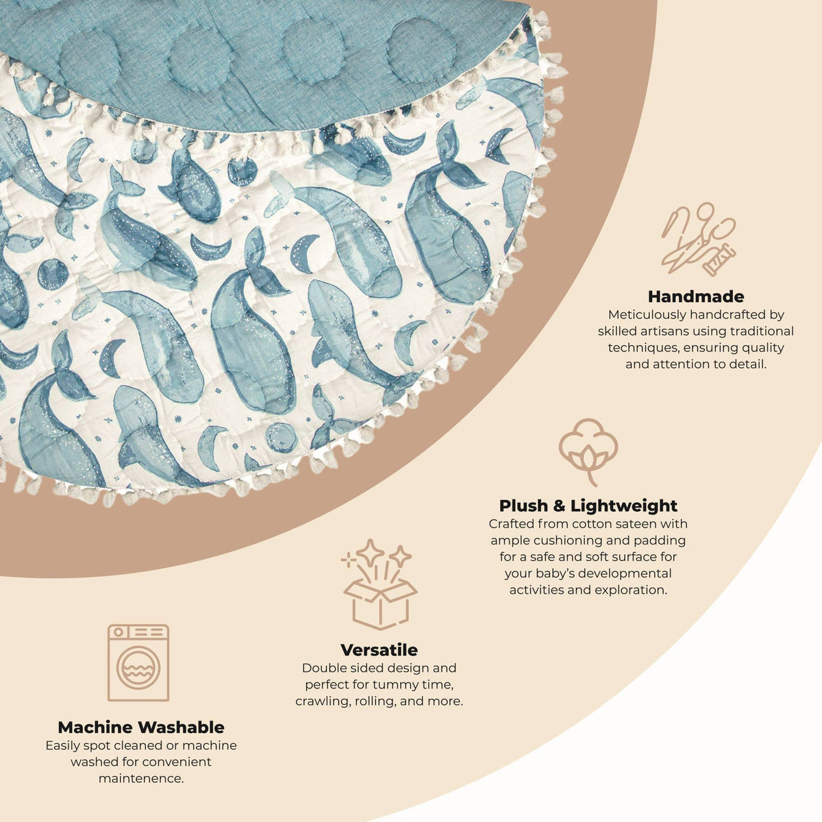 Caspian Quilted Playmat
