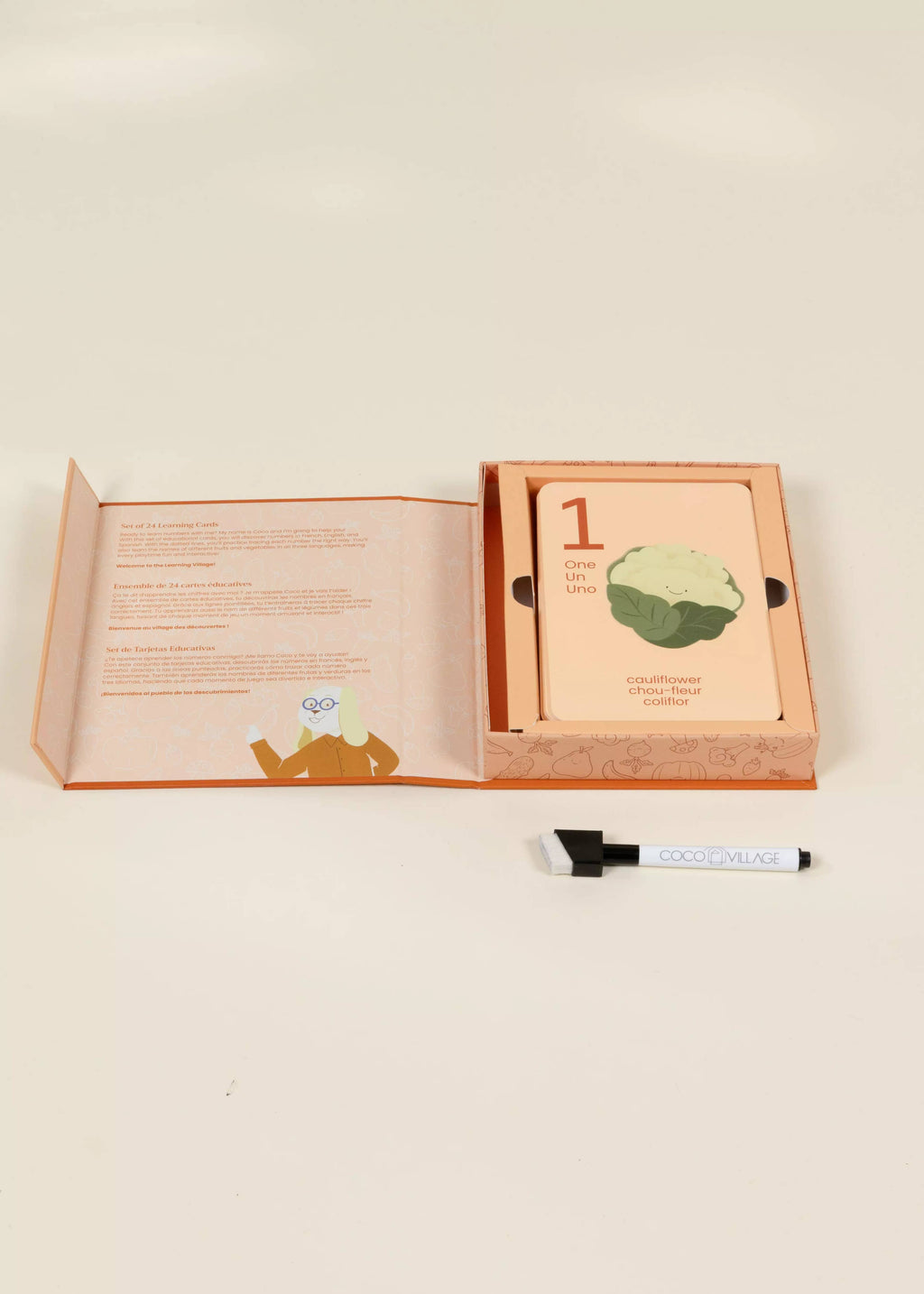 Set of 24 Learning Cards – Numbers