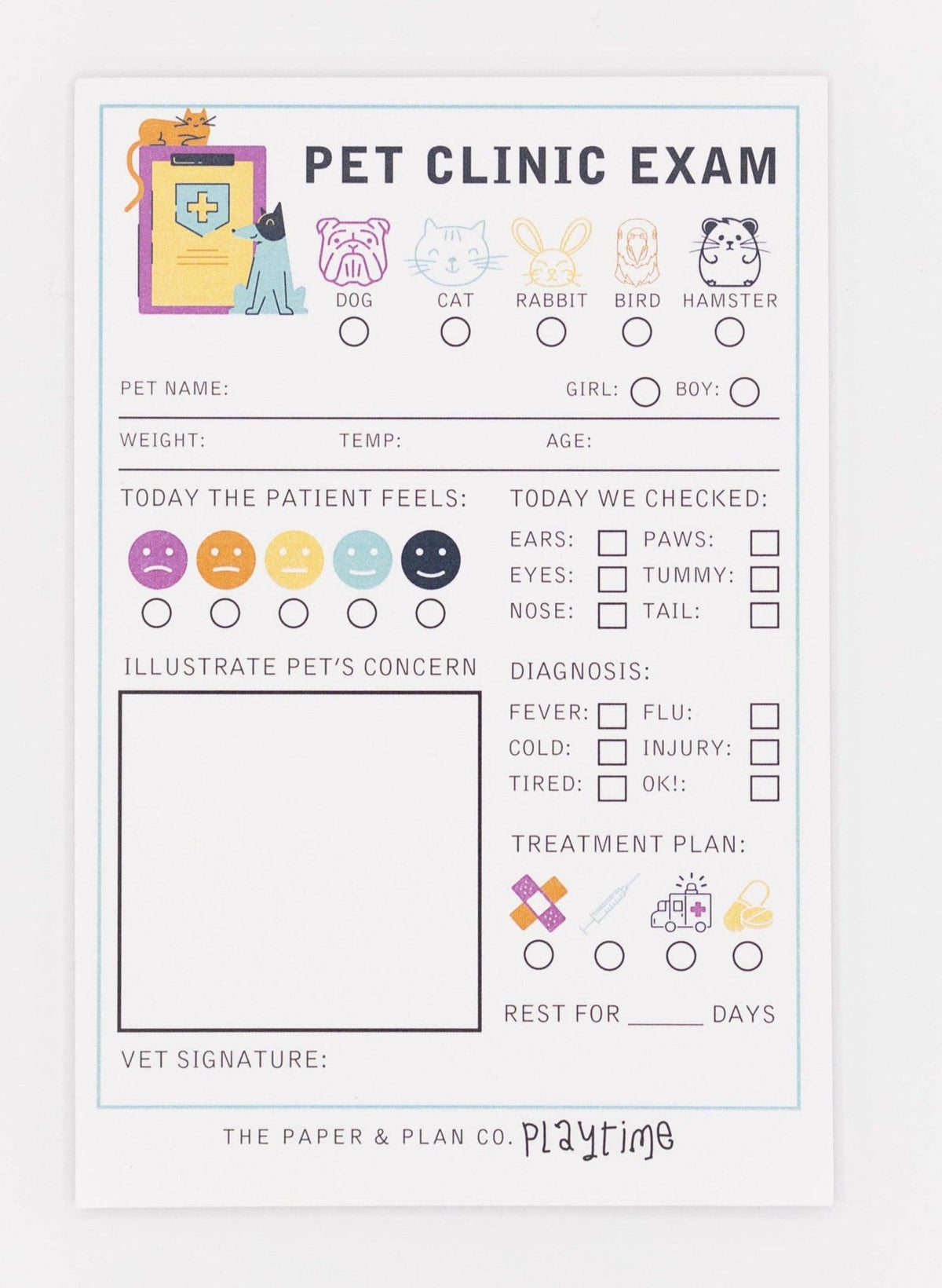 Pet Clinic Exam Playtime Pad®