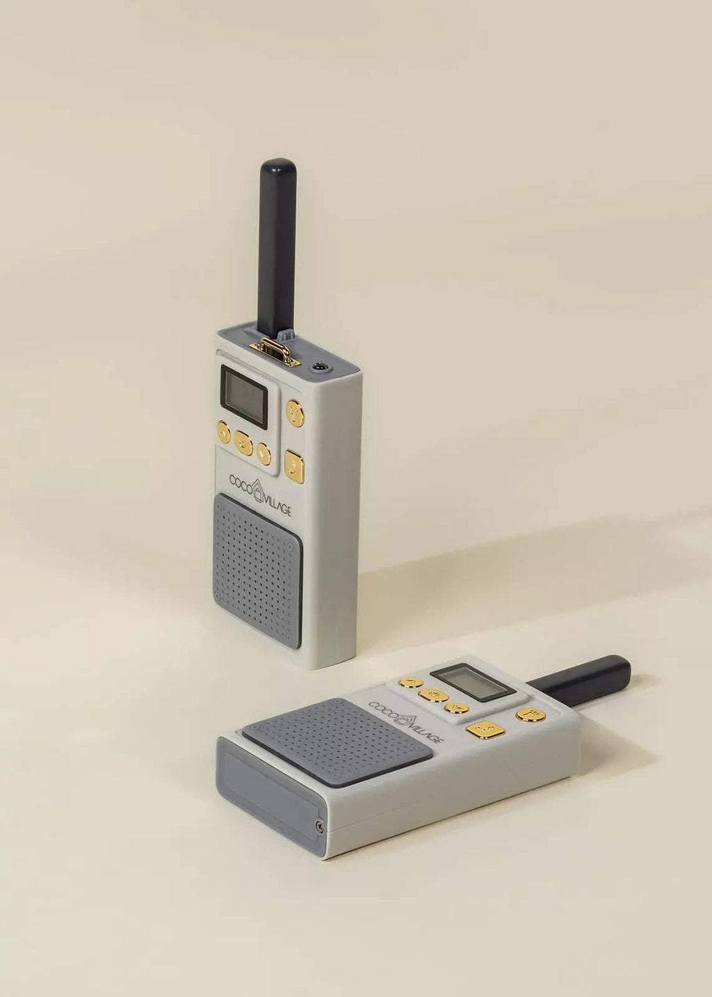 Set of 2 Walkie Talkies -  Beige