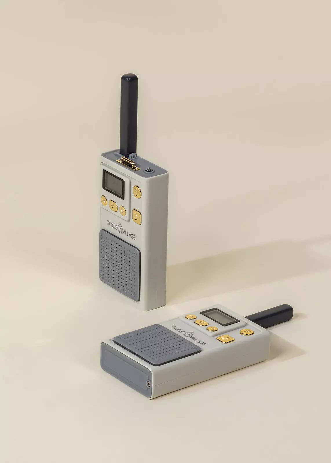 Set of 2 Walkie Talkies -  Beige