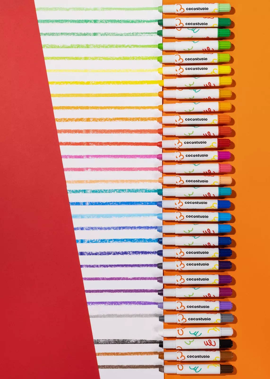 Quick Dry Paint Sticks Set - 30 colors