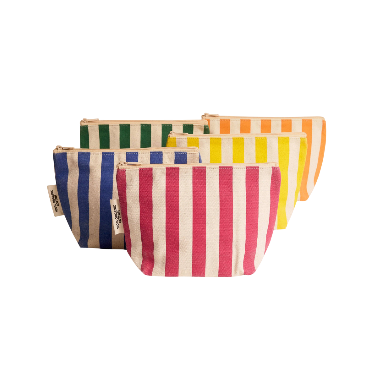 Organic Cotton Zipper Bags