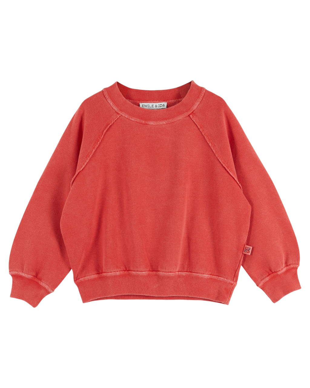 Pigment-Dyed Sweatshirt - Griotte