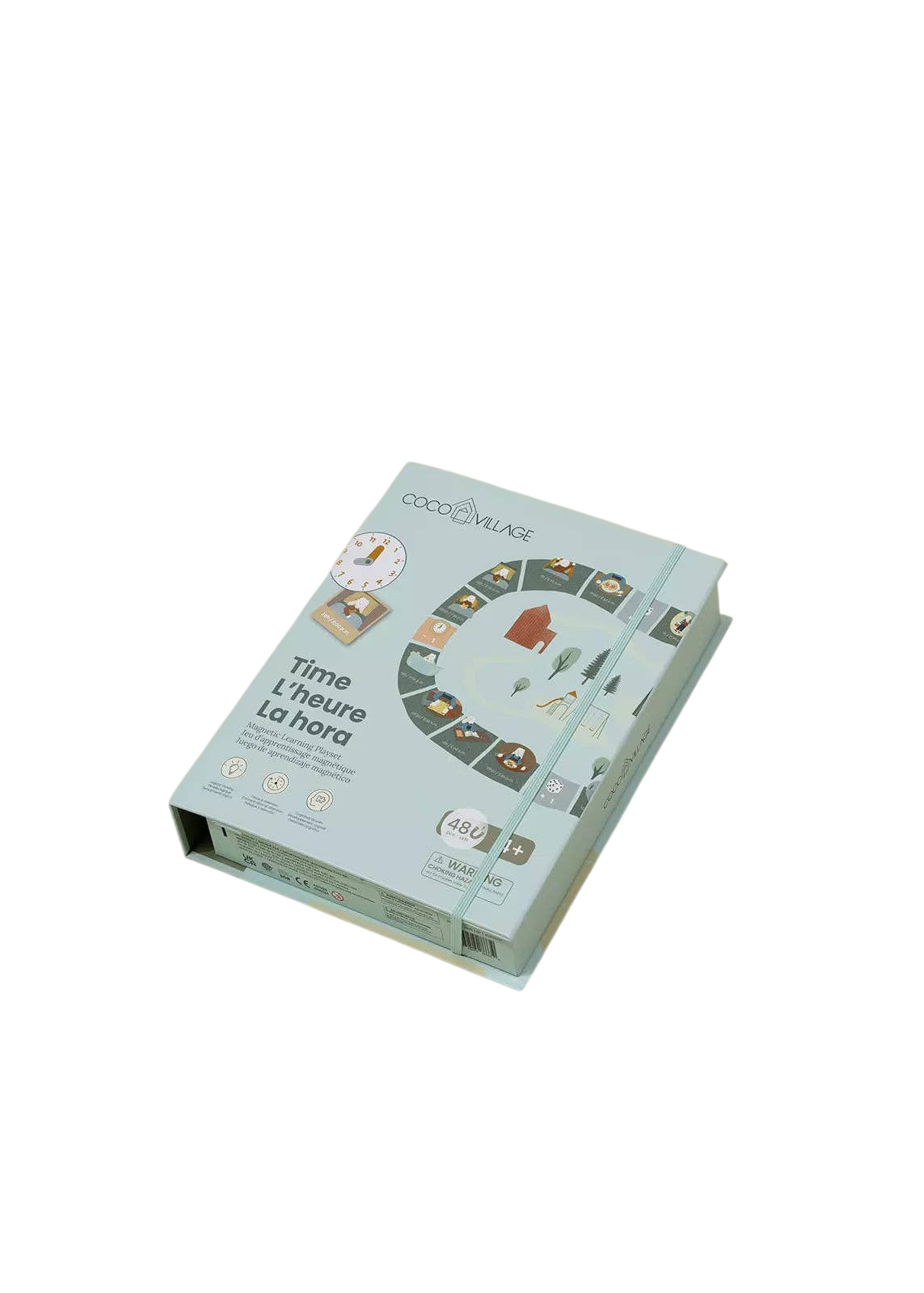 Magnetic Learning Playset – Time